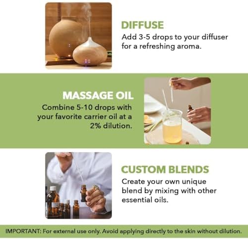 Majestic Pure Peppermint Essential Oil for Diffuser - 3.4 Fl Oz - Image 4