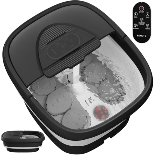 Foot Spa Collapsible, Foot Bath Massager with Heat, Remote, Timer by Unknown