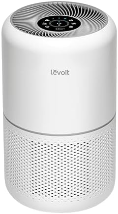 LEVOIT Air Purifiers for Home Bedroom, HEPA Sleep Mode, AHAM VERIFIDE, Smart WiFi for Home Large Room, Quiet Cleaner for Pet Hair, Allergies, Dust, Smoke, Pollon, Alexa Control, Core300S-P, White by Unknown