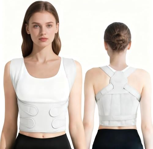 Back Brace Posture Corrector for Women and Men, Back Shoulder Support Belt by Unknown