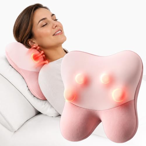 BOB AND BRAD Back Massager with Heat FSA Eligible, EZBack Corded Back Massager for Pain Relief Deep Tissue, Shiatsu Back Massage Pillow, Soothing Muscle Tension Upper & Lower Back Relief by BOBANDBRAD