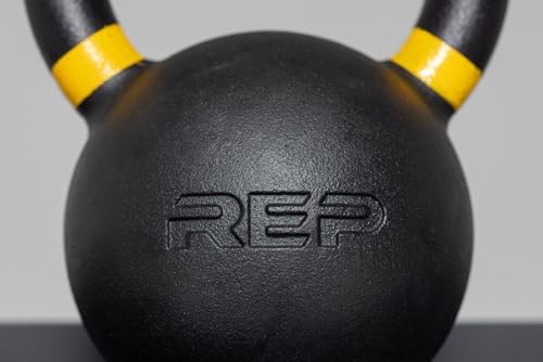 REP Fitness Kettlebell Set and Singles, 4kg to 24kg, 9lb to 53lb Weight Range, Cast Iron, Strength Exercise Training, Home Gym, Power Workout Equipment, Free Weights, Dumbbell Alternative - Image 3