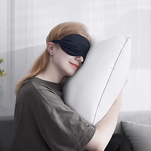FAVRIQ 24 x 24 Pillow Inserts - 24 Inch Decorative Square Sofa Throw Pillow with 100% Cotton Cover - White Pack of 2 - Image 6