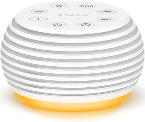 SleeZOO Portable Sound Machine White Noise Machine Sleep Machine with 30 Soothing Sounds 32 Volume Levels 5 Timers 12 Lights Memory Function Rechargeable for Baby Kids Adults and Home Office Travel by SleeZOO