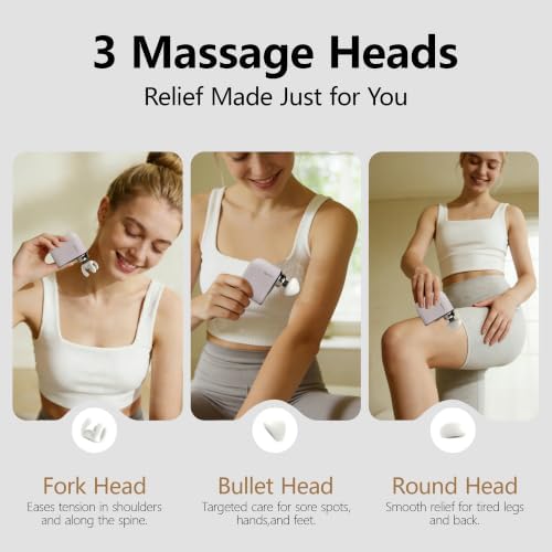 brenzo Mini Massage Gun, Portable Handheld Muscle Massager, 5 Speeds - Image 5