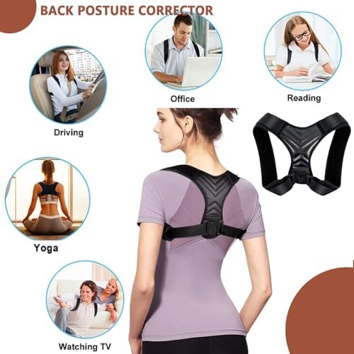 Posture Corrector for Women, Back Straightener for Men, Upper Back Support Brace, Adjustable Shoulder Corrector for Improving Back and Neck Posture Relief Pain - Image 7