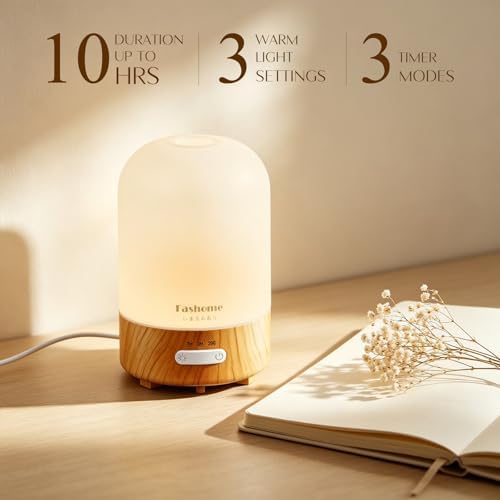 Essential Oil Diffuser, Hand Blown Glass Oil Diffuser for Bedroom - Image 4