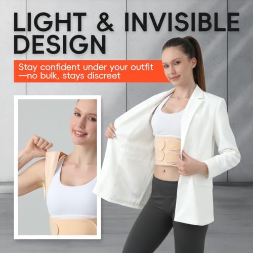 Posture Corrector for Women and Men Upgraded Back Brace, Adjustable Back Support for Upper and Lower Back Pain Relief, Shoulder Straightener for Hunchback, Thoracic, Scoliosis, Lumbar, Spine (Beige, M) - Image 5