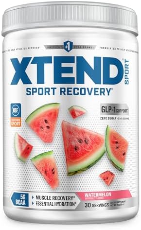 Xtend Sport BCAA Powder for Recovery, Watermelon, 30 Servings by Xtend