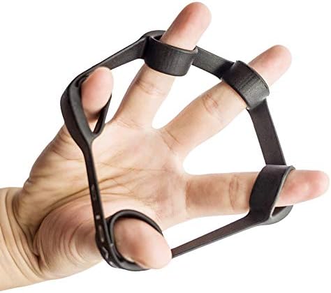 Airisland Finger Stretcher Hand Resistance Bands Hand Extensor Exerciser Finger Grip Strengthener Strength Trainer Gripper Set for Arthritis Carpal Tunnel Exercise Guitar and Rock Climbing 3pcs - Image 5