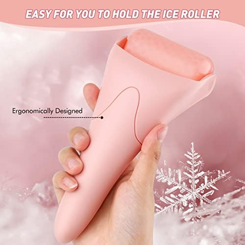 Fronnor Ice Roller for Face,Eyes,Facial Massager Tool,Soothing Skin Care Tool,Cooling Skincare Device for Puffiness,At-Home Spa Gift for Women(Pink) - Image 6