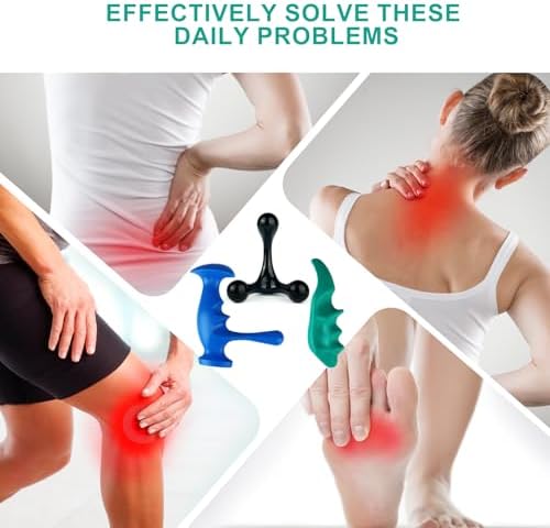 Trigger Point Massage Tool Set, 3 Pack Manual Body Massagers - Image 5