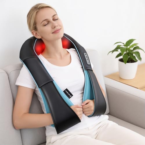 Mo Cuishle Women Men Gifts, Shiatsu Back Shoulder & Neck Massager with Heat - Image 3