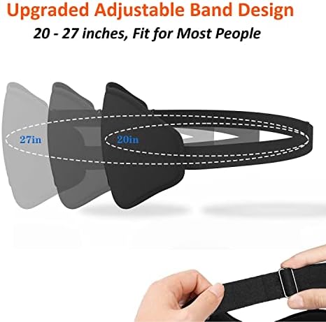 Sleep Eye Mask for Men Women, 3D Contoured Sleeping Mask, Soft Comfort Blindfold & Eye Cover for Flight Travel Yoga Nap - Image 5