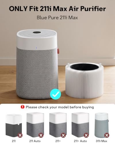 Leemone F2MAX Replacement Filter for Blueair Blue Pure 211i Max, 2 Pack - Image 3