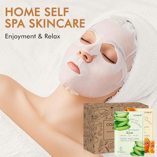 84 Pack Collagen Face Masks Skincare for Women, Hydrating & Moisturizing - Image 7