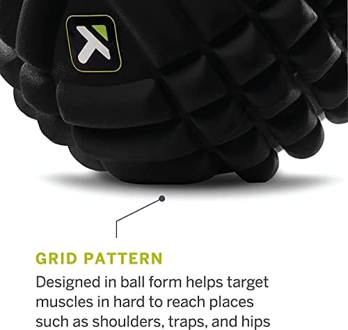 TRIGGERPOINT Performance Grid X Massage Ball for Deep Tissue Massage and Exercise Recovery, Black (Pack of 12) - Image 5