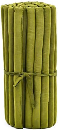Leewadee - Foldable Floor Mattress - Japanese Roll Up Futon -Trifold Tatami Mat- Guest Floor Bed - Camping Mattress - Thai Massage Mat, Kapok Filled, 75 x 28 inches, Green - Image 5