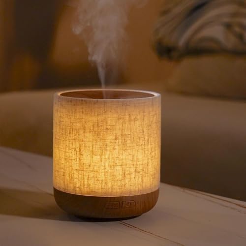 Essential Oil Diffuser with Fabric Cover and Night Lamp - Image 4