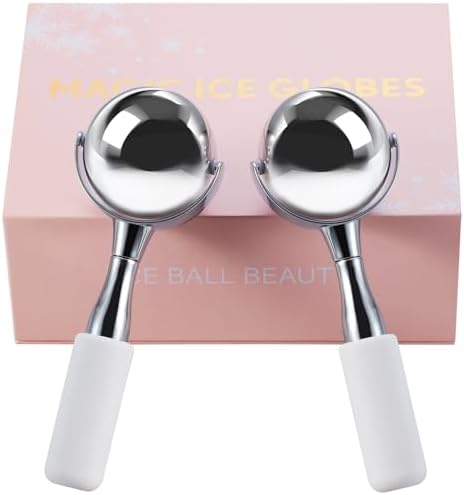 360° Rotating Ice Globes for Face & Eyes,Cryo Sticks Facial Skin Care Tools by Running+man