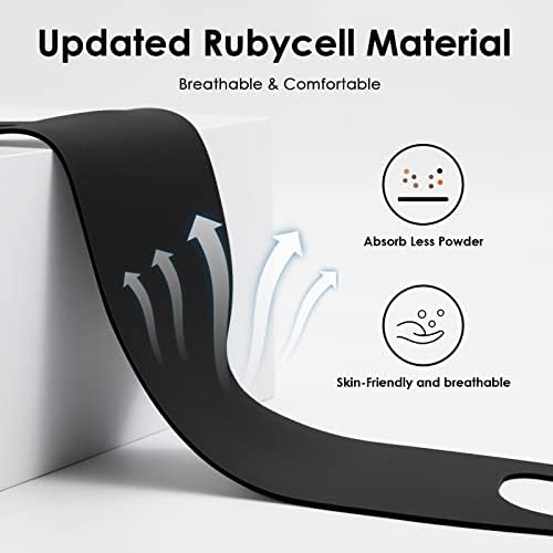 FRESHME Zero Pressure Sleep Mask - Lightweight Breathable Blockout Eye Mask for Sleeping with Ear Hanging Elastic Strap for All Sleep Positions Men Women Soft and Comfortable Black Eye Blinder Travel - Image 3