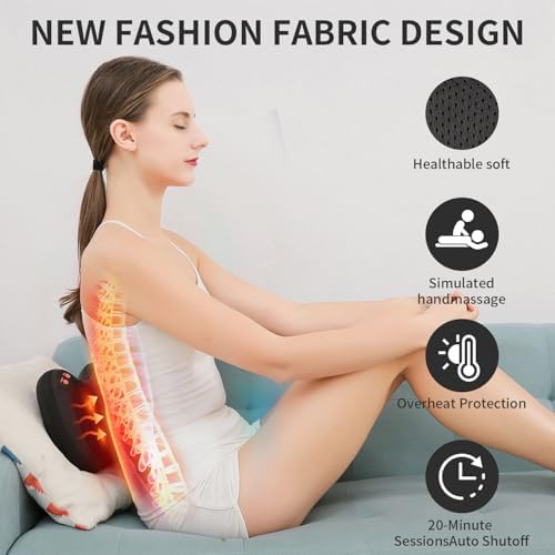iKristin Back Massager with Heat Shiatsu Neck Massager for Relax Muscles - Image 2