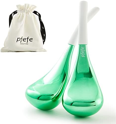 Ice Globes for Face Eyes, Cryo Sticks Facial Skin Care Tools for Puffy Eyes by PfefeRoutine