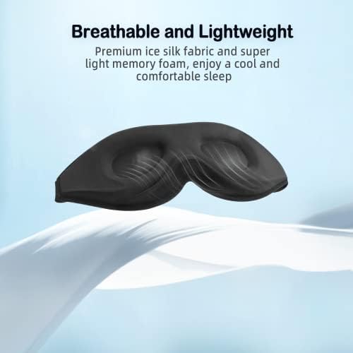 LitBear Sleep Mask for Side Sleeper Women Men, Eye Mask for Sleeping - Image 5