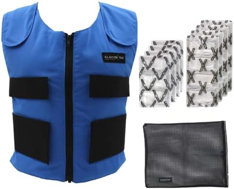 Glacier Tek Cool Vest Personal Cooling, 59 Degrees for 2.5 hours 8 Cool Packs, Recharge in 30 Minutes - Image 5