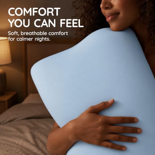 AM AEROMAX Queen Contour Memory Foam Pillow for Neck Pain Relief - Image 7
