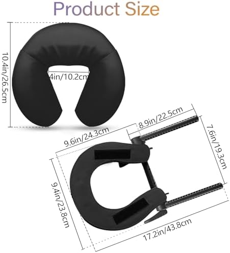 Massage Table Massage Bed Headrest Adjustable Massage U-Pillow. - Image 2