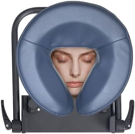 Master Massage Adjustable Headrest Massage Kit for Home - Includes Face Pillow Cradle and Cushion Support Bracket for Sleeping Mattress Top Royal Blue - Image 2