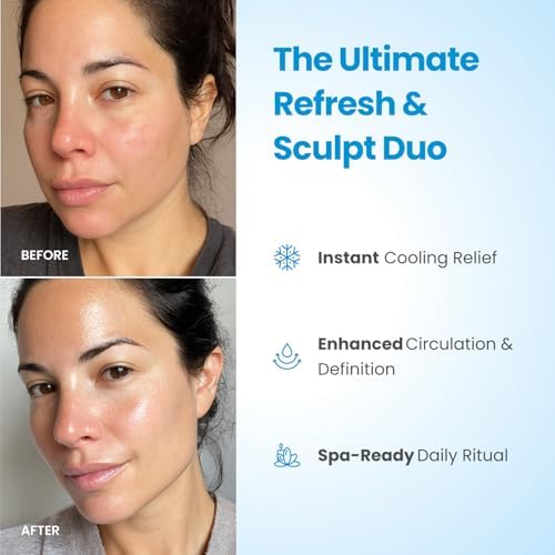 PLANTIFIQUE Ice Roller & Guasha Tool for Face - Reduce Puffiness & Soothe - Image 2
