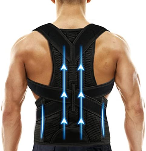 Back Brace Posture Corrector for Women and Men, Relief for Waist, Back and Shoulder Pain, Adjustable and Breathable, Improve Posture XL(37"-42") by KLEUET