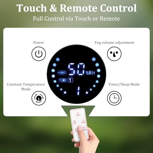 4L Reptile Fogger, Humidity Sensor, Timing System, 3 Mist Levels - Image 6