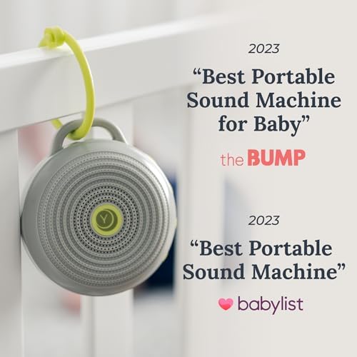 Yogasleep Hushh Portable White Noise Sound Machine for Baby, 3 Soothing Natural Sounds with Volume Control, Compact Size, Noise Canceling for Sleep Aid, Office Privacy, & Meditation, Registry Gift - Image 3