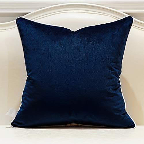 Avigers Throw Pillow Cover 20 x 20 Inch, Blue, Velvet, Hidden Zipper - Image 2