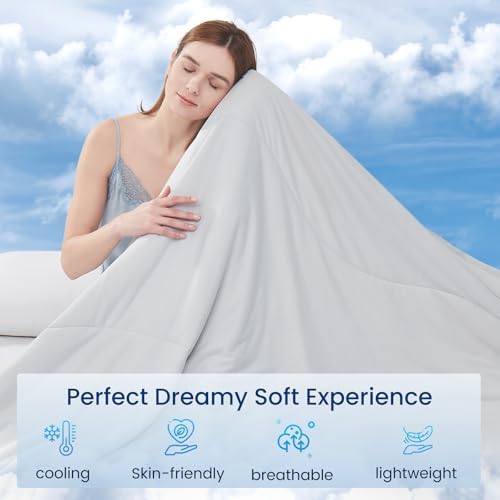 Topcee Cooling Comforter King Size -Cooling Blanket for Hot Sleepers - Image 3
