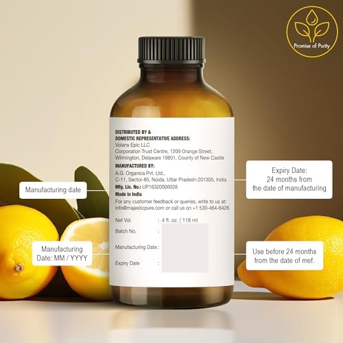Majestic Pure Lemon Essential Oil for Diffuser - 4 Fl Oz - Image 4