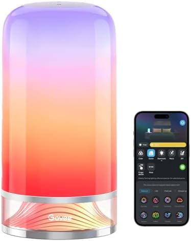 Govee RGBIC Smart Table Lamp 2, Touch Bedside Small Table Lamp (Corded) by Unknown