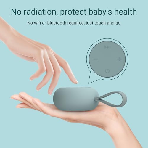 White Noise Machine - Sleep Sound Machine for Baby and Kids,12 Soothing Sounds, 15 Hours of Ultralong Battery Life,Noise Canceling for Break & Sleeping, Sound Therapy for Home, Travel.Slate - Image 6