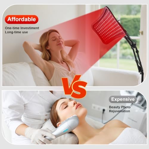 Red Light Therapy for Body and Face, 3 in 1 660nm & 850nm Red Light Panel - Image 3