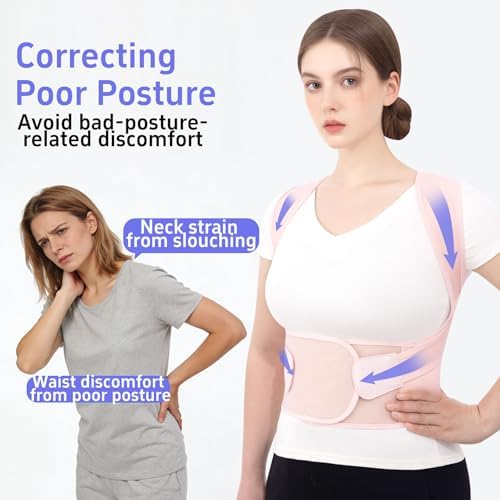 Posture Corrector for Women Men Back Brace Support Straightener Scoliosis - Image 3