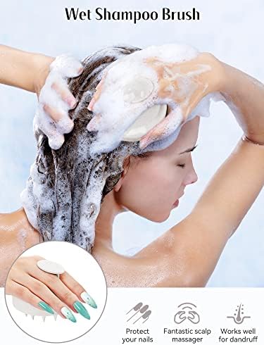 HEETA Scalp Massager Hair Growth Scrubber for Dandruff Removal Hair Care - Image 3