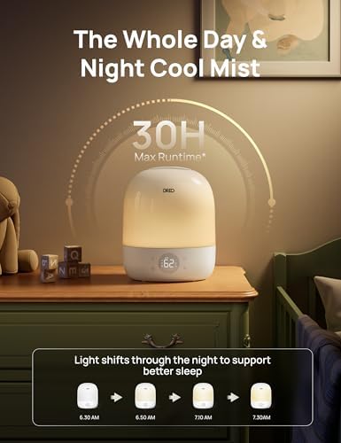 DREO Smart Humidifiers for Bedroom Baby, 30H & 28dB for Nursery - Image 4