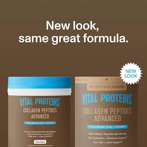 Vital Proteins Collagen Peptides Advanced, Chocolate, 24.7oz - Image 2