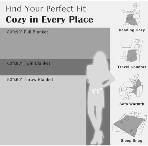 jinchan 100% Cotton Muslin Blanket Twin Boho Throw Blanket 50x60 Gray - Image 6