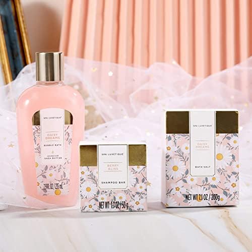 Spa Luxetique Daisy Dream 15pc Spa Gift Baskets Gifts for Women - Image 5