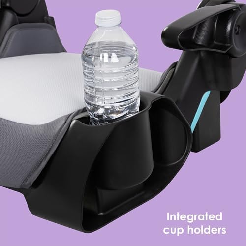 Baby Trend Protect Slim Backless Booster Seat, Madrid Grey - Image 6