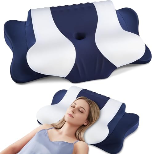 DONAMA Cervical Pillow for Neck Pain, Ergonomic Memory Foam Contour Pillow by DONAMA